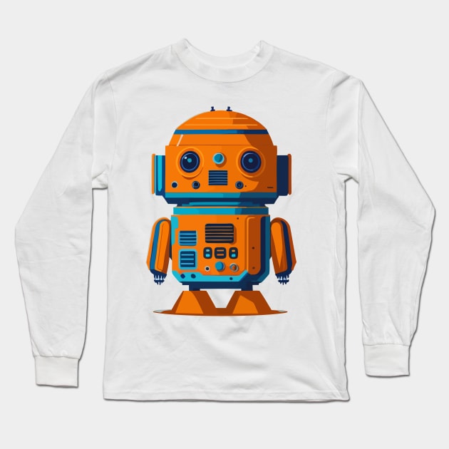 Cute Droid Long Sleeve T-Shirt by SpriteGuy95